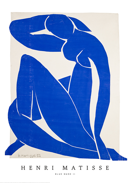 Affiche "Nu Bleu"