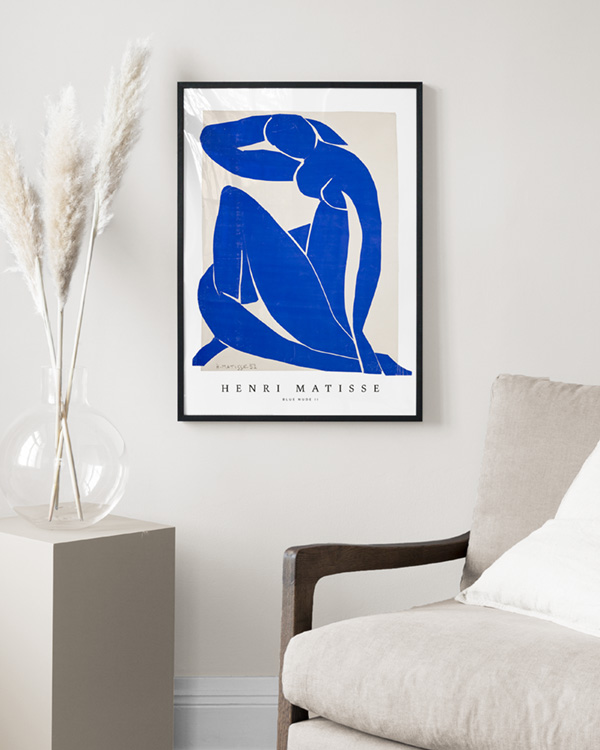 Affiche "Nu Bleu"