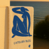 Serviette de plage “Nu Bleu”