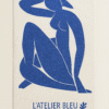 Serviette de plage “Nu Bleu”