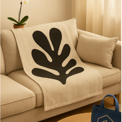 Plaid “Fleur de Matisse”